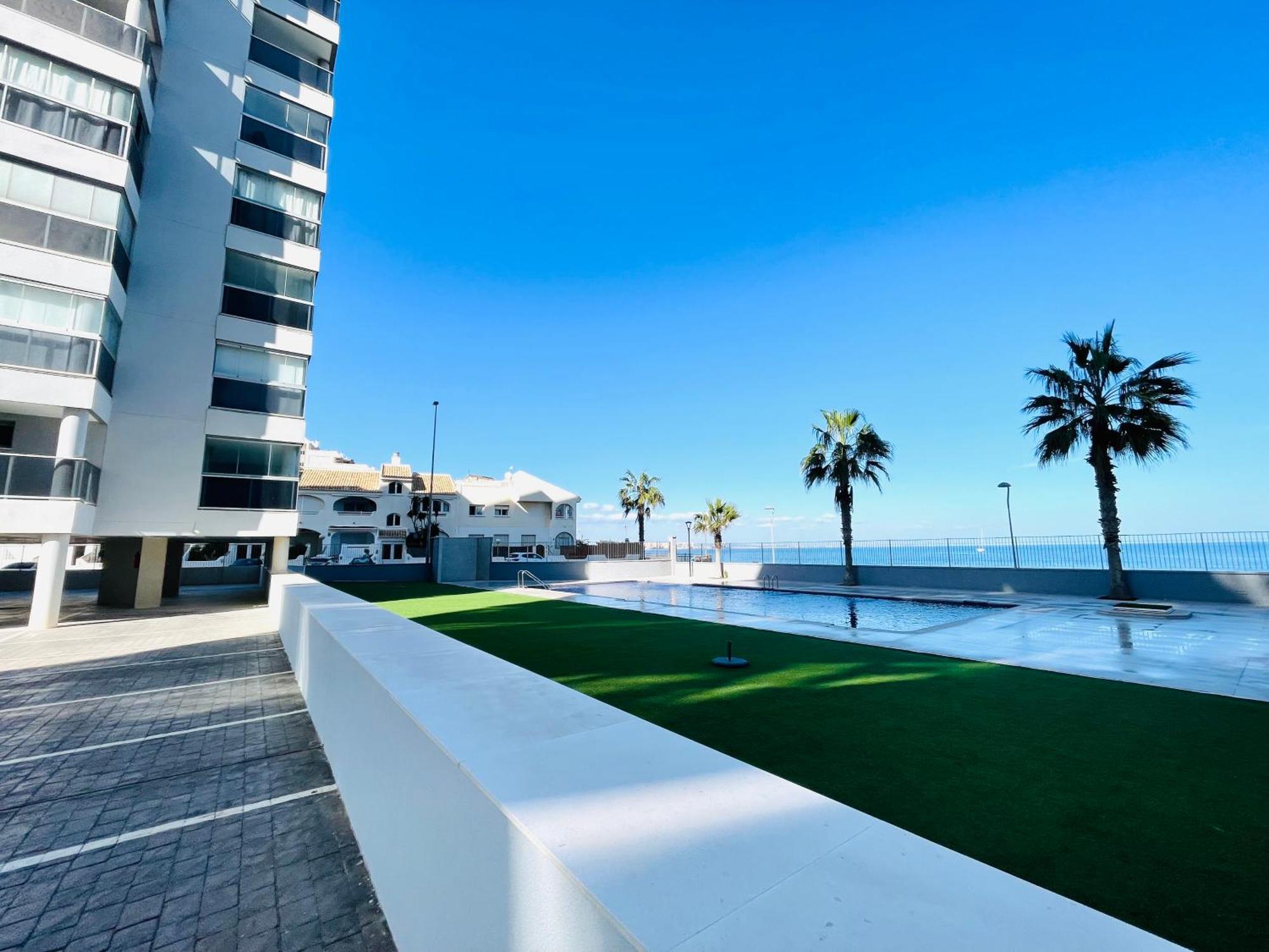 라망가델마르메노 Apartamento En Primera Linea Con Vistas A La Playa Ensenada Del Esparto Del Residencial Vina Del Mar 아파트 외부 사진