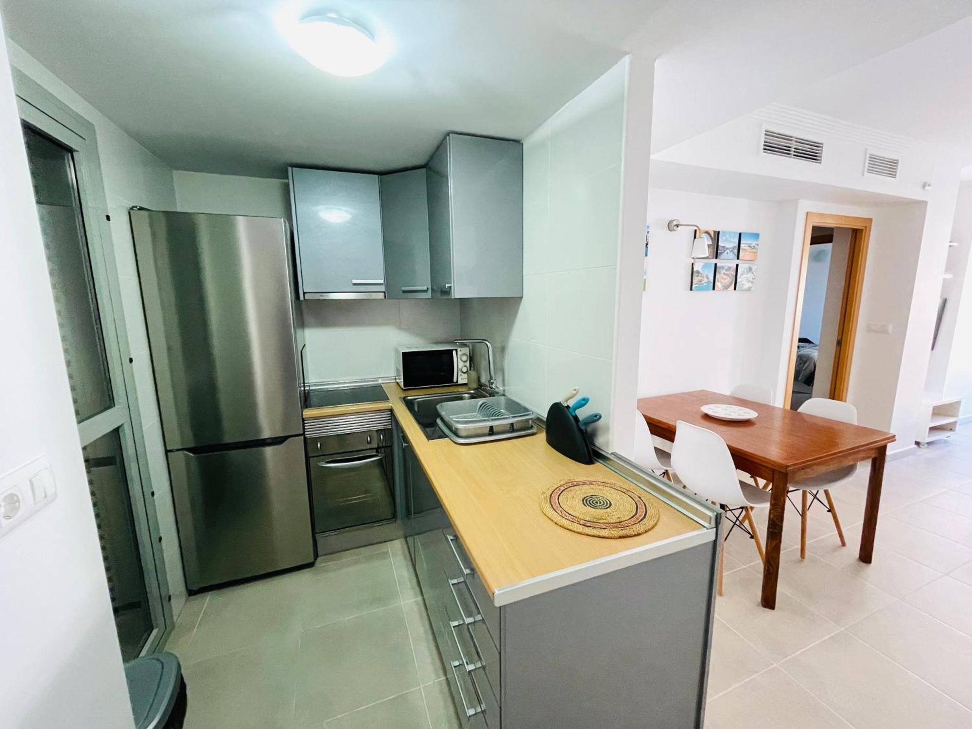 라망가델마르메노 Apartamento En Primera Linea Con Vistas A La Playa Ensenada Del Esparto Del Residencial Vina Del Mar 아파트 외부 사진