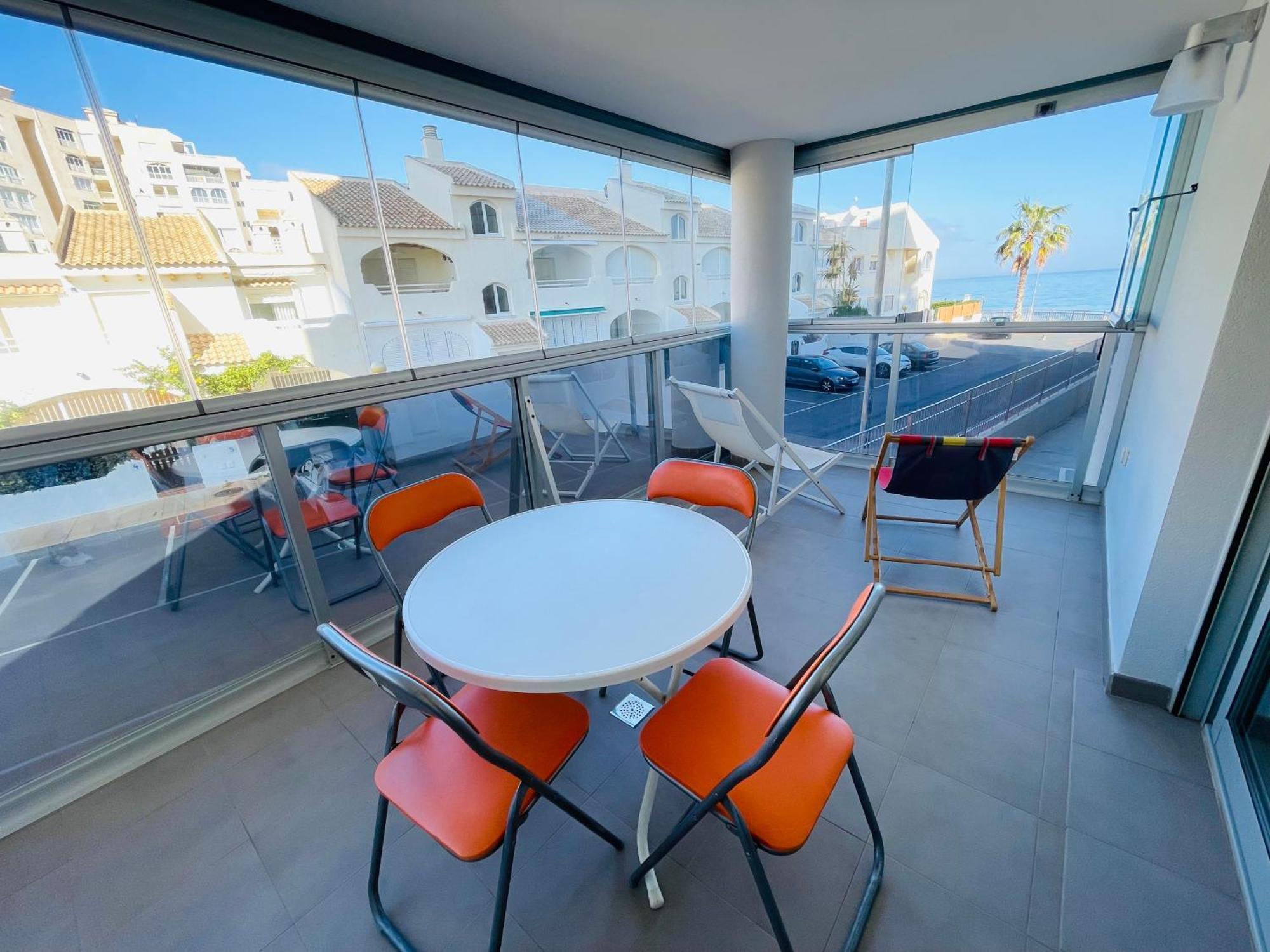 라망가델마르메노 Apartamento En Primera Linea Con Vistas A La Playa Ensenada Del Esparto Del Residencial Vina Del Mar 아파트 외부 사진